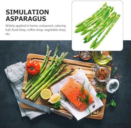 DECHOUS 10Pcs Artificial Asparagus Display Props