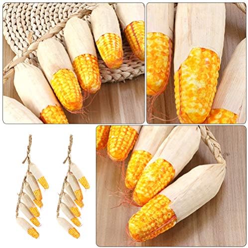 2Pcs Artificial Corn String for Fall Decoration