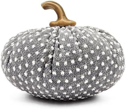 Set of 3 Fabric Pumpkins for Fall Decor