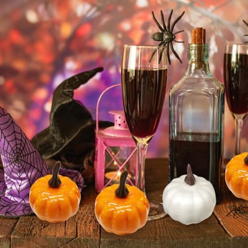 Zcargel Foam Pumpkin Props 12PCS Halloween Thanksgiving Decorations