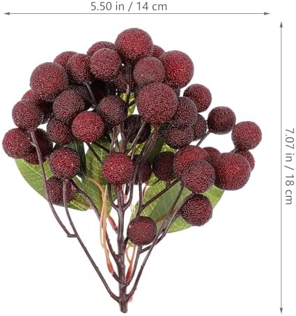 Realistic Simulated Bayberry Faux Fruit Decor