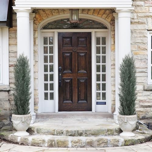 THE BLOOM TIMES 6ft Artificial Topiary Trees Set of 2