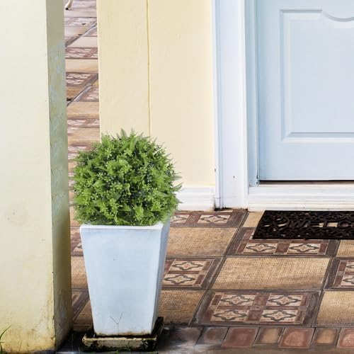 22 Inch Artificial Boxwood Topiary Trees Set of 2