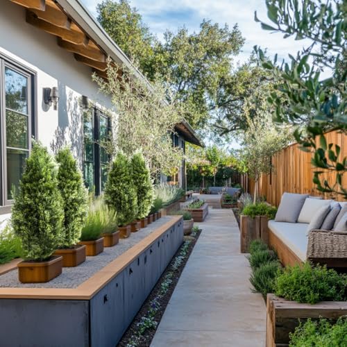 VARD HOME Artificial Topiary Cedar Trees 3ft 2pk