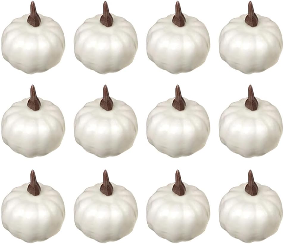 Zcargel Foam Pumpkin Props 12PCS Halloween Thanksgiving Decorations