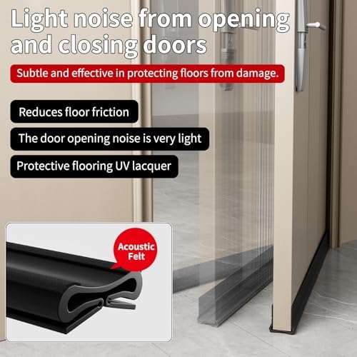 VI IN POPO 366 Inch Door Draft Stopper Black
