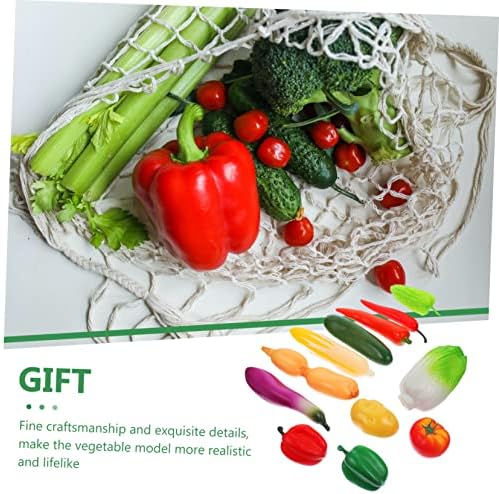 12pcs Lifelike Vegetable Models for Display and Photography