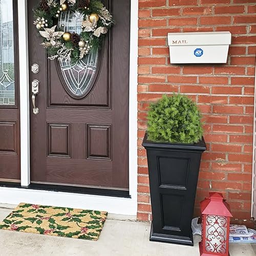 22 Inch Artificial Boxwood Topiary Trees Set of 2