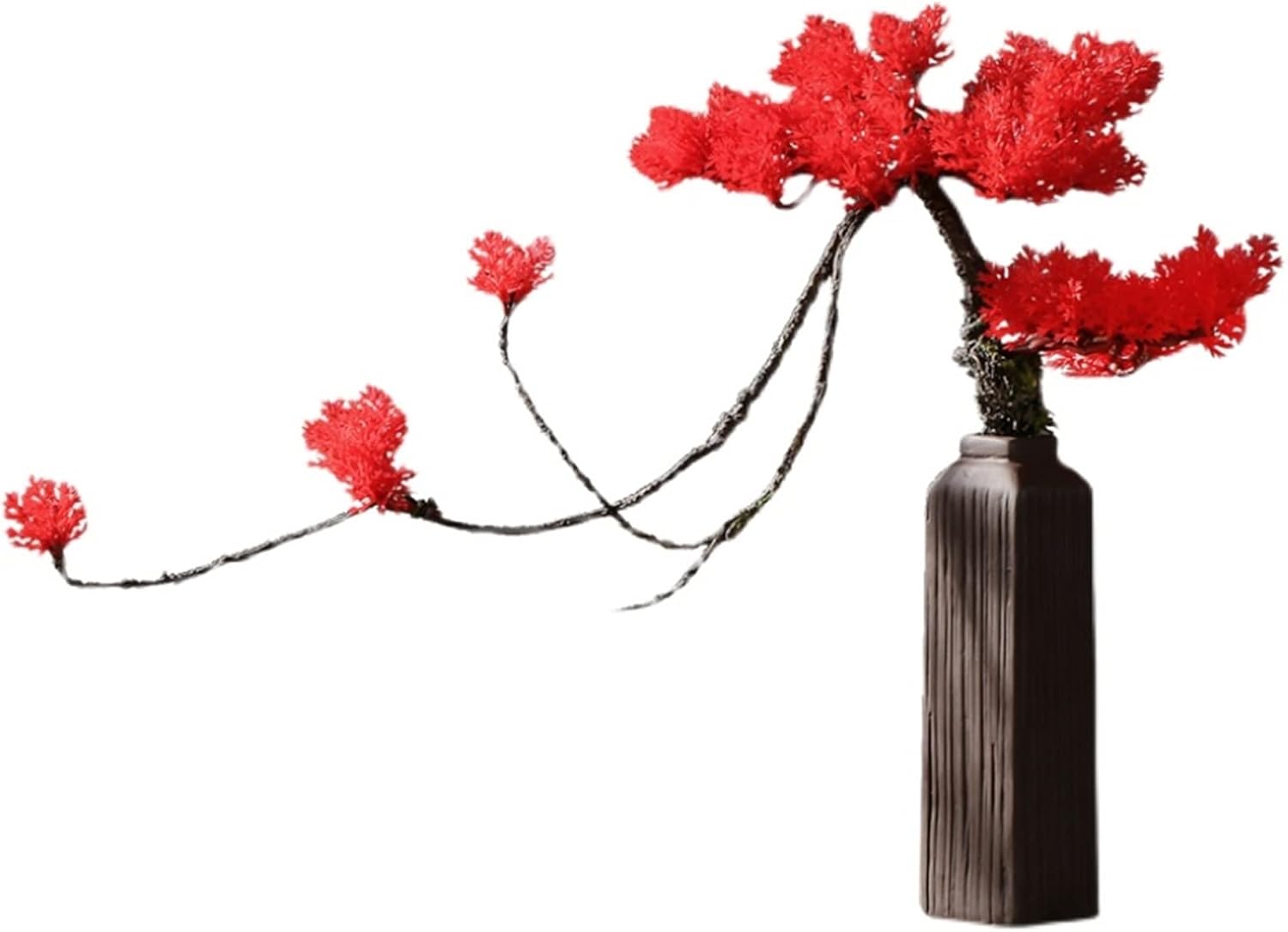 Artificial Bonsai Pine Tree Decor with Vase