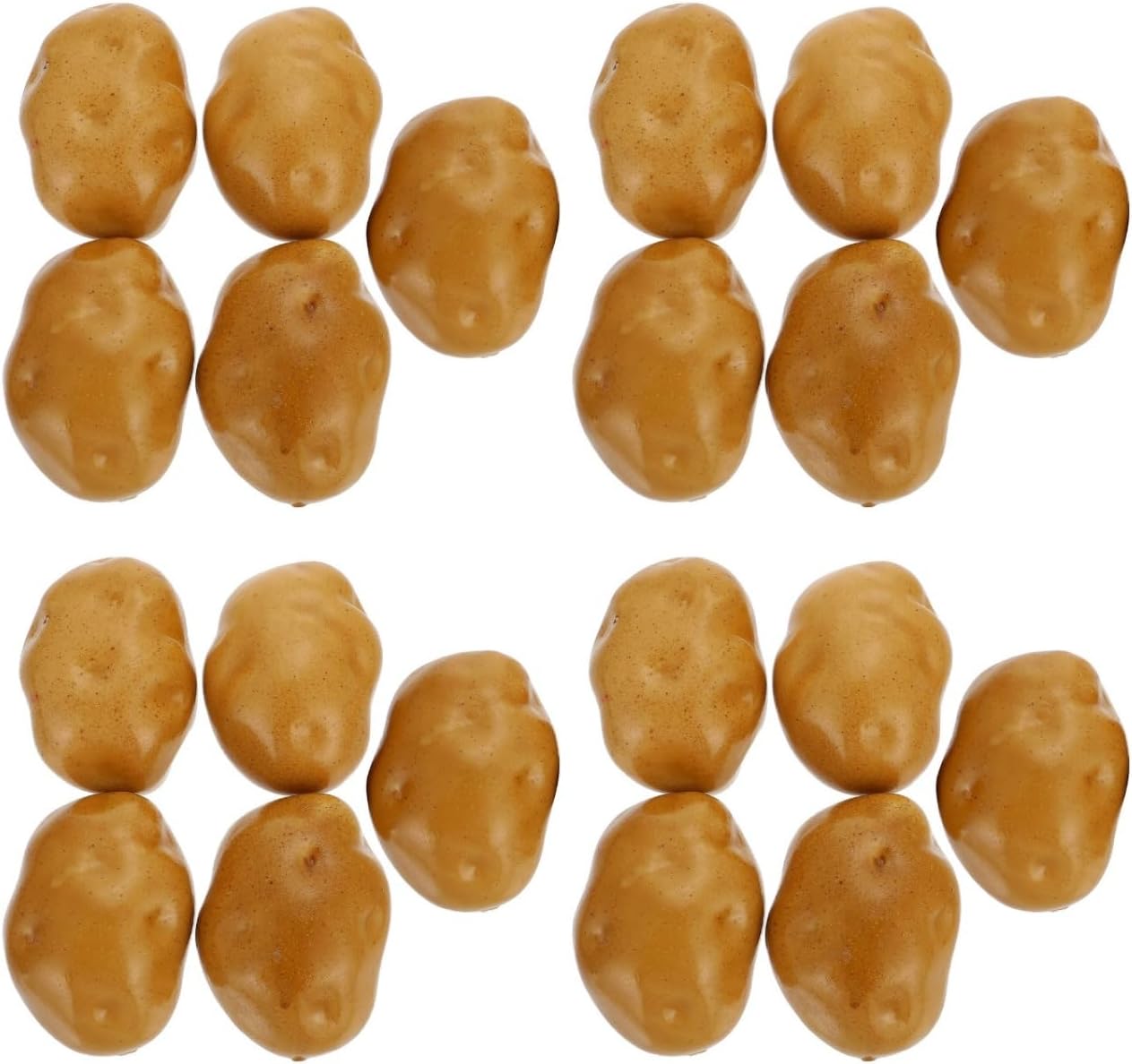 STOBOK Fake Mini Vegetable 20pcs Artificial Potatoes Decor