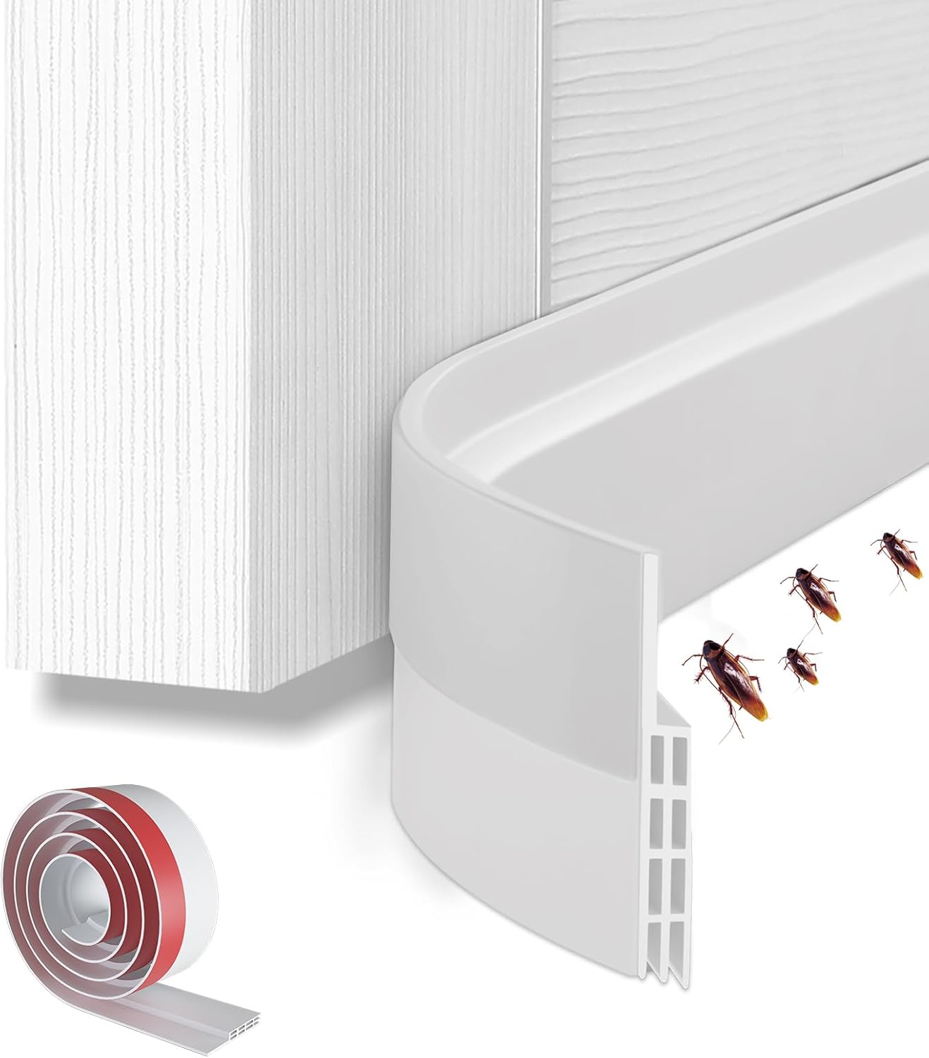 Ohuhu Door Draft Stopper 39 L x 2 W Weather Stripping Seal
