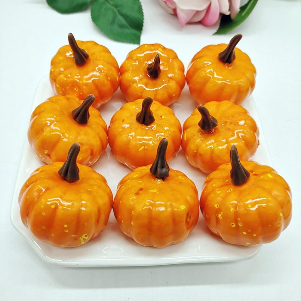 Zcargel Foam Pumpkin Props 12PCS Halloween Thanksgiving Decorations