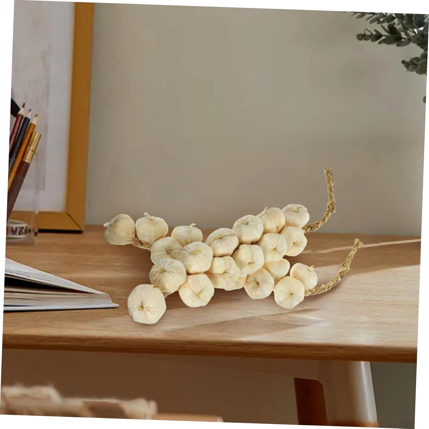 Alipis 2pcs Artificial Garlic Rope Decor