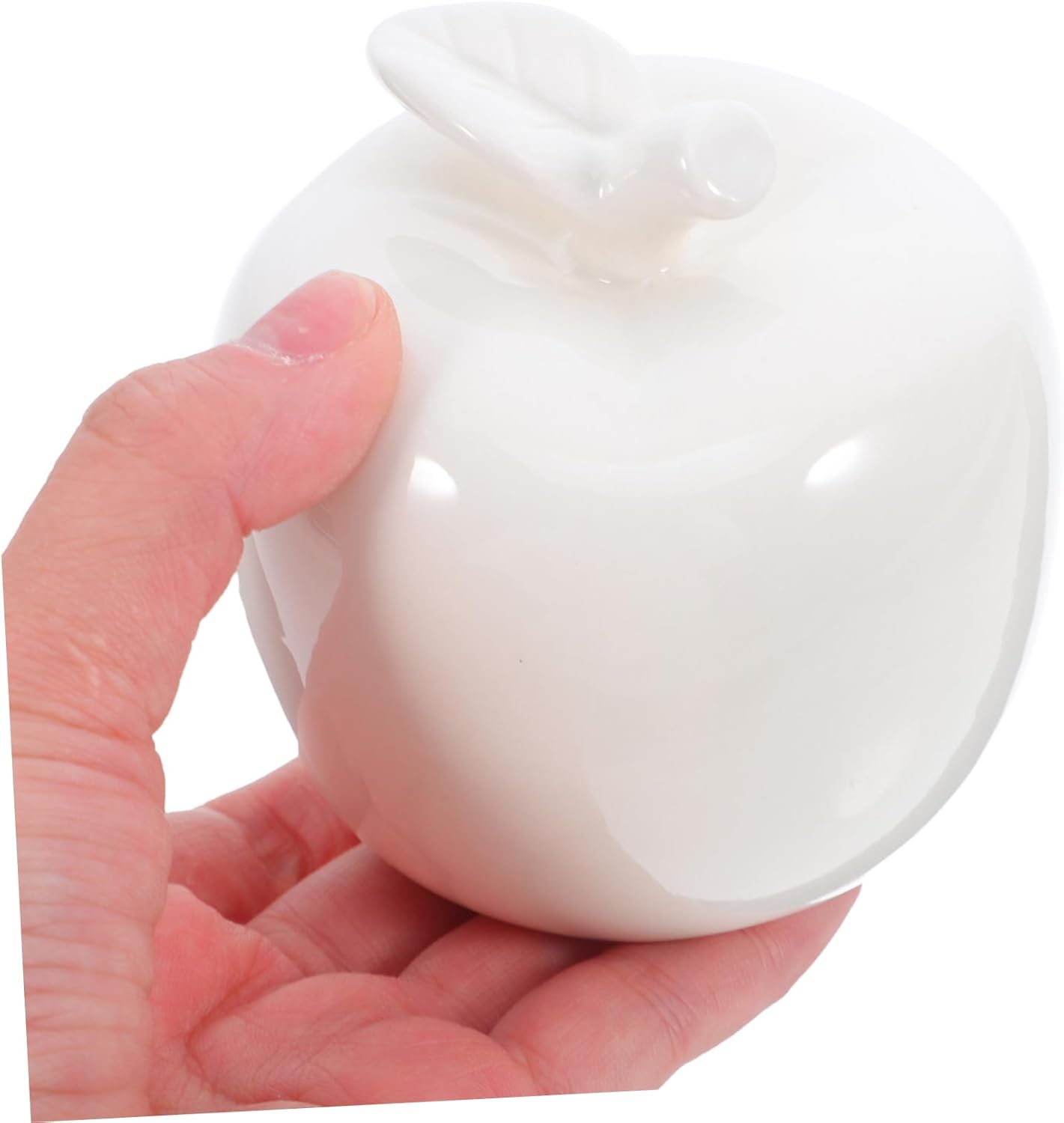 Luxshiny 1pc Chic Ceramic Christmas Apple Ornament