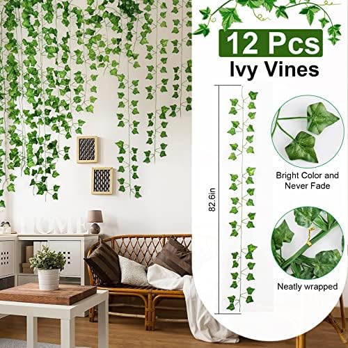 12 Pack Artificial Ivy Garland 86 Feet Long
