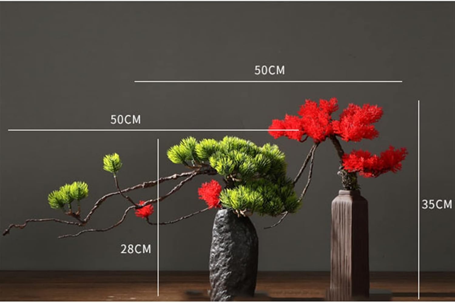 Artificial Bonsai Pine Tree for Home Office Decor