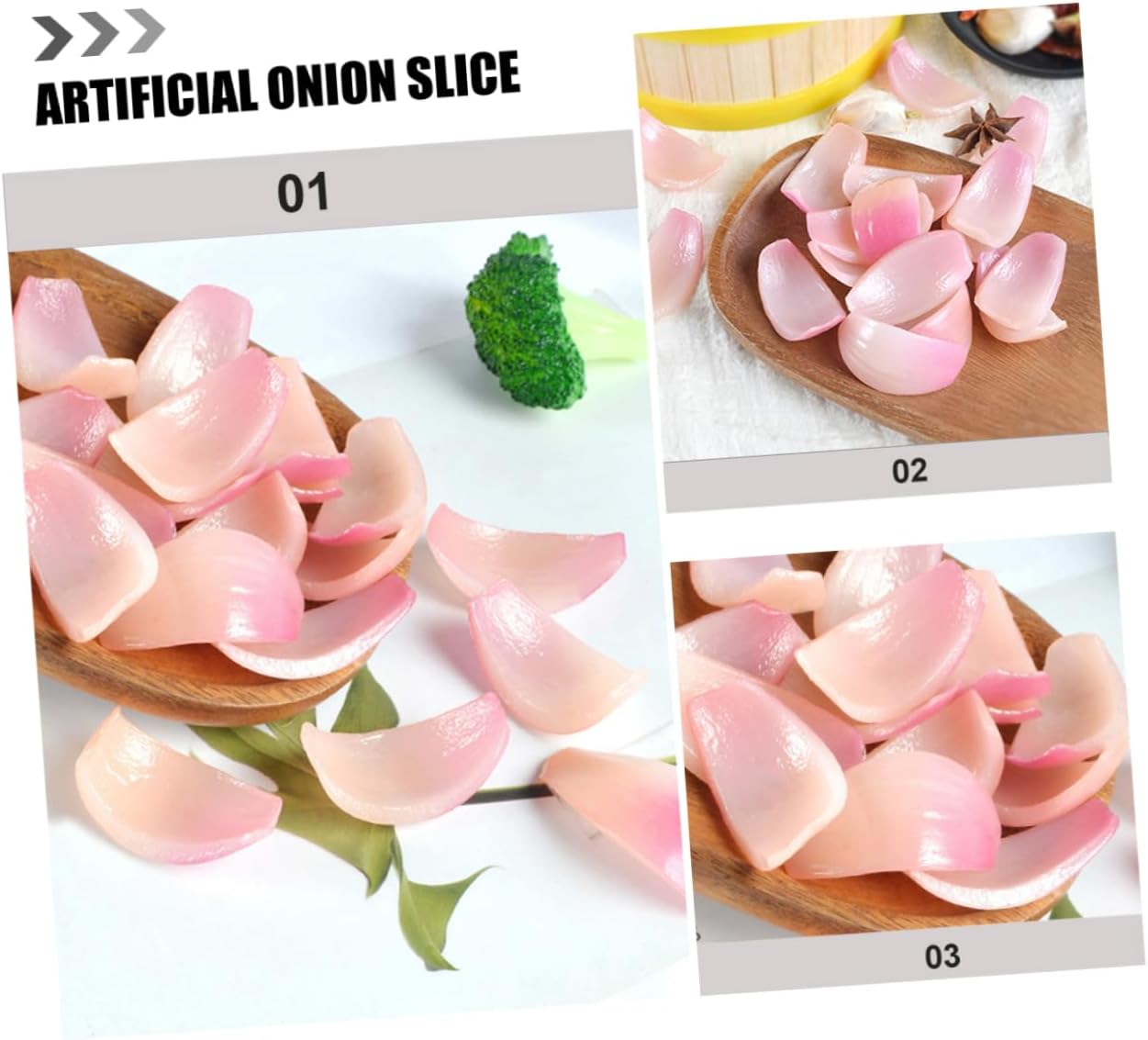 PRETYZOOM Artificial Onion Vegetables Decor for Desktop Photography Props