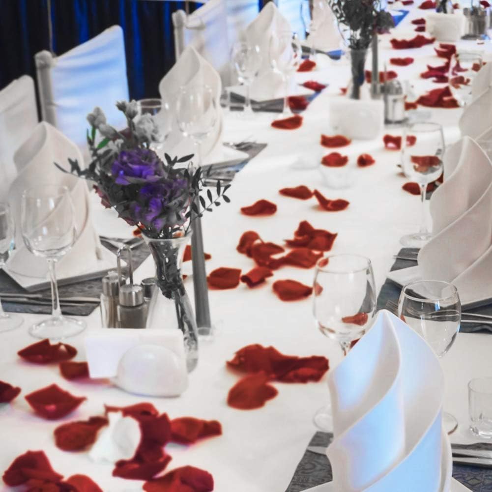 DomeStar 2000pcs Red Rose Petals Artificial Flowers