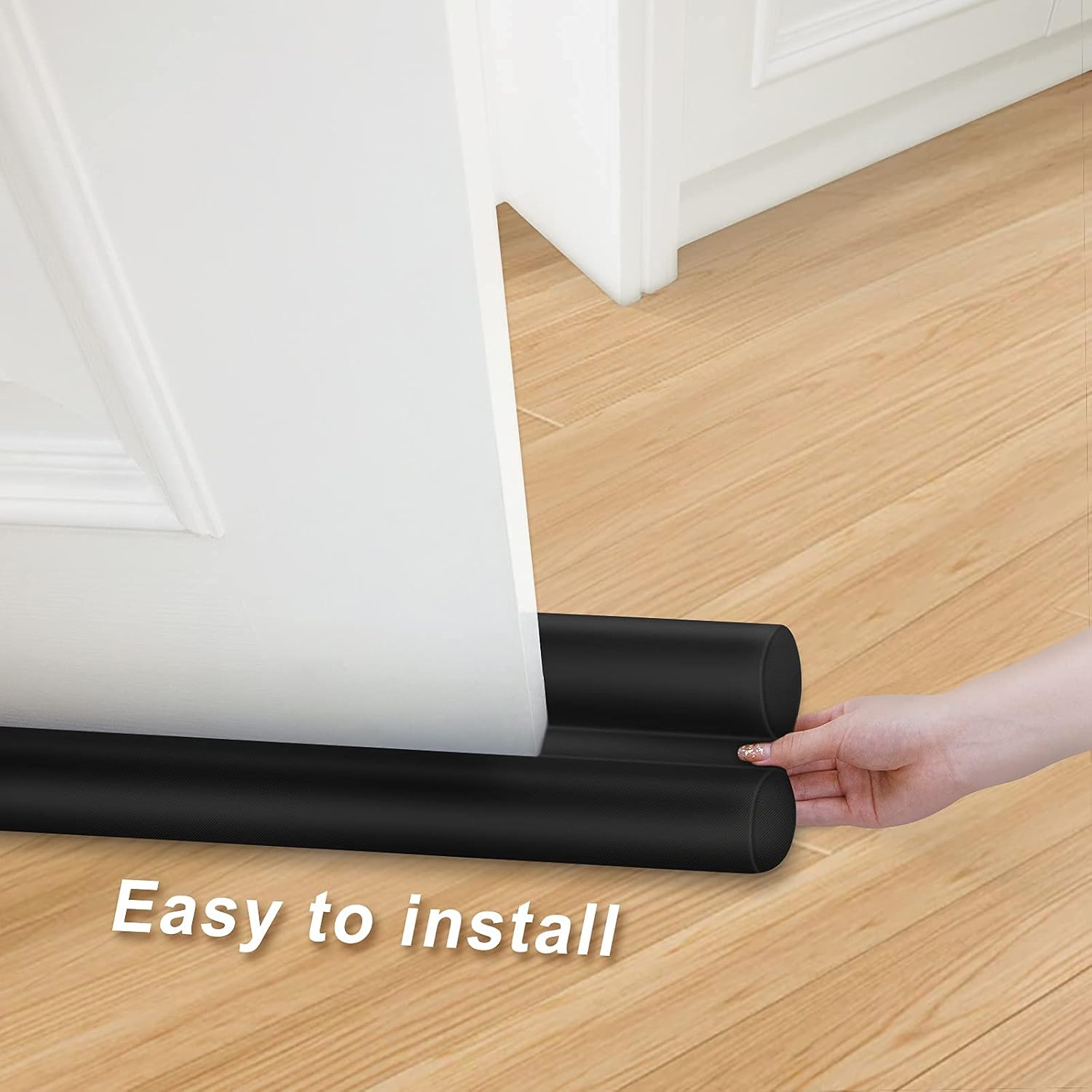 MAXTID Door Draft Stopper Large 34 Inch Black