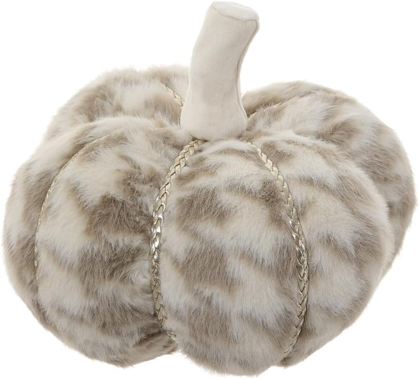 775 Hx775 W Artificial Pumpkin - Gray Beige Pack of 6