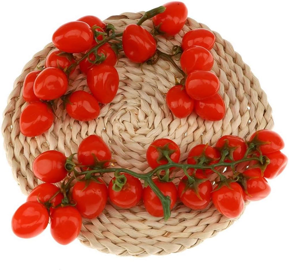 Gresorth Artificial Red Cherry Tomatoes 2 Pack