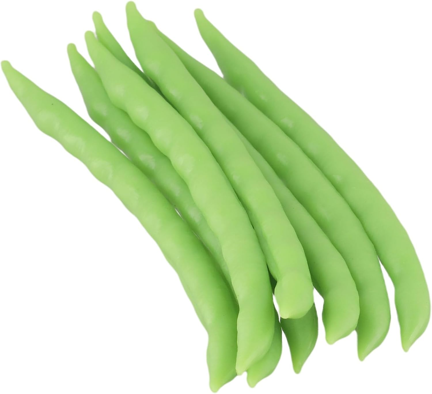 Lifelike Green Beans Artificial Decor 8 Pieces