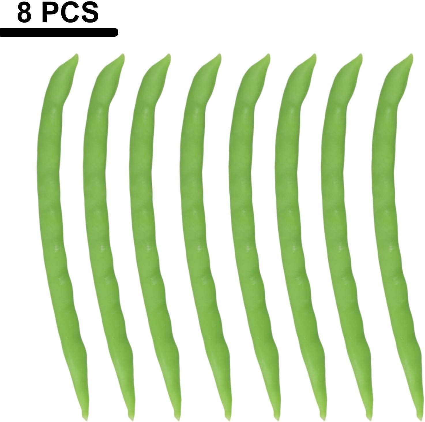 Lifelike Green Beans Artificial Decor 8 Pieces