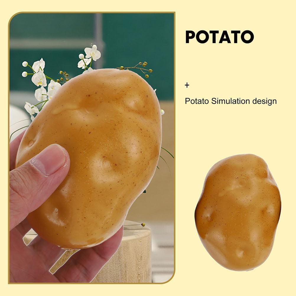 STOBOK Fake Mini Vegetable 20pcs Artificial Potatoes Decor
