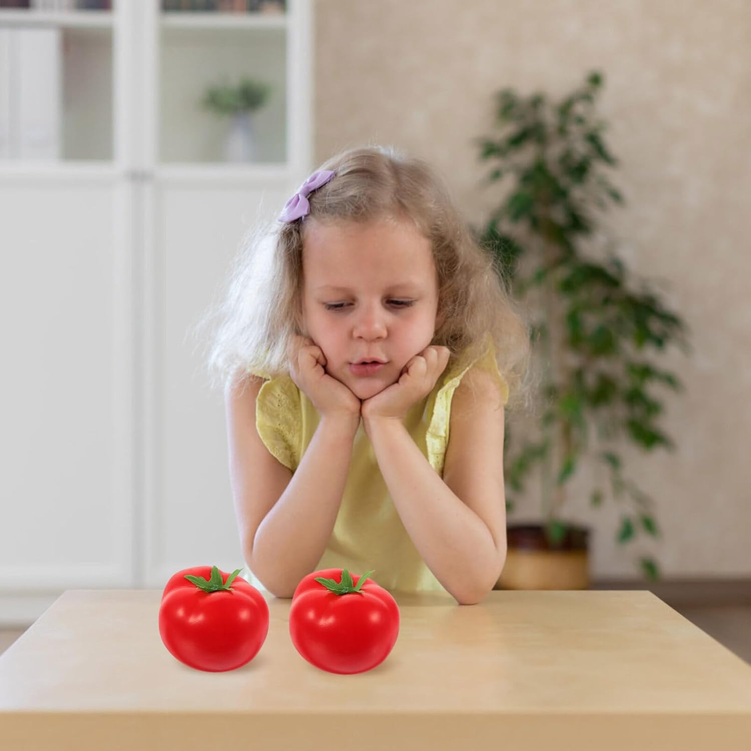 Zerodeko Artificial Tomatoes 4Pcs Realistic Decor