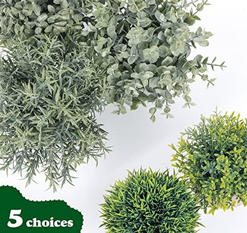 Lemonfilter 5 Pack Artificial Eucalyptus Plants