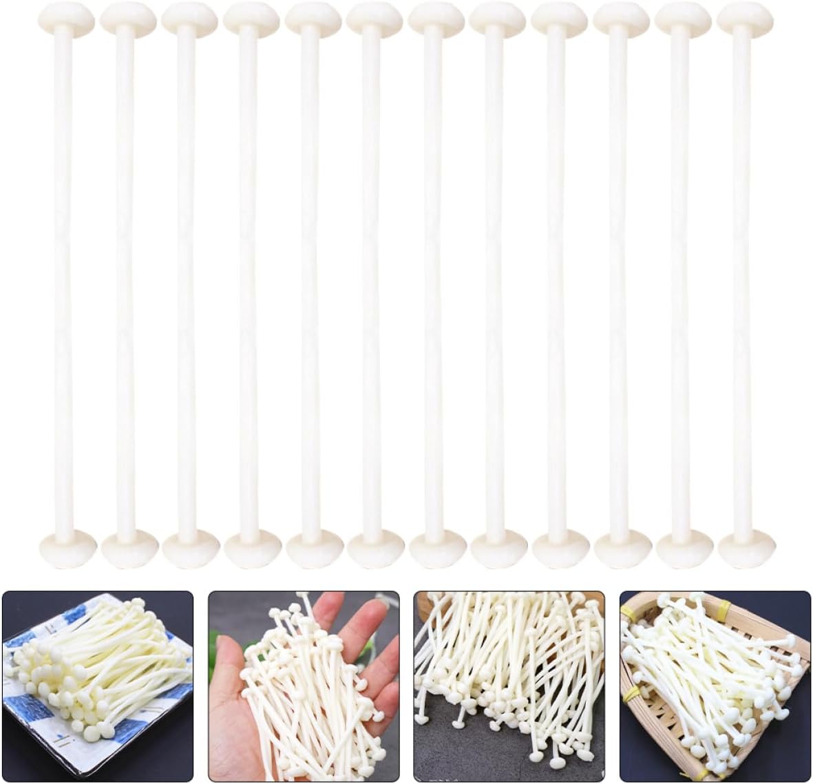 Healifty 20pcs Artificial Mushroom Decorations for Home and Farmhouse