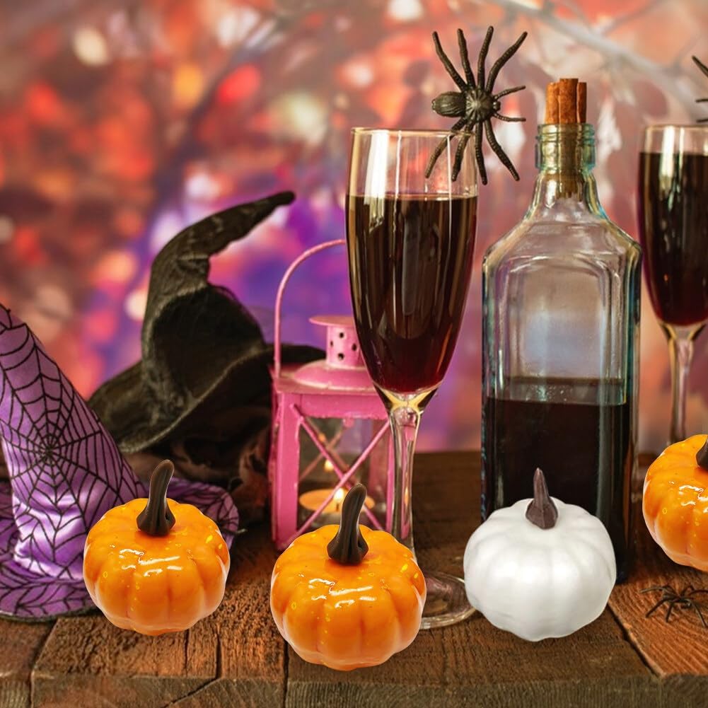 Zcargel Foam Pumpkin Props 12PCS Halloween Thanksgiving Decorations