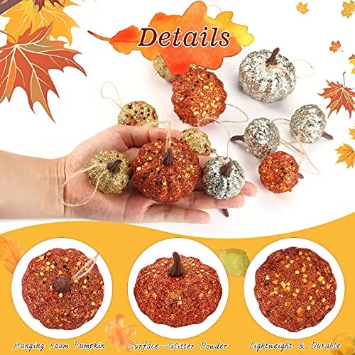 Syhood 24 Pcs Fall Thanksgiving Pumpkin Decorations