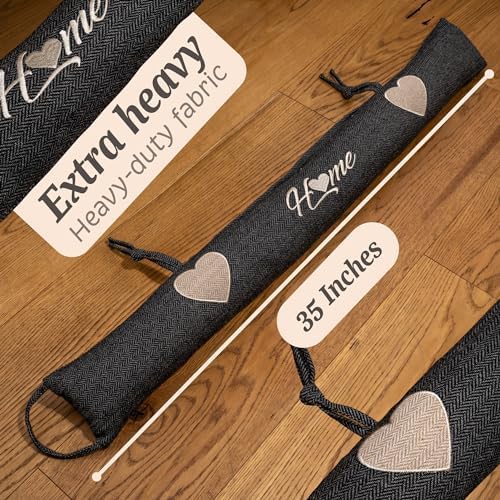 Praknu Door Draft Stopper 35 Inch Weighted