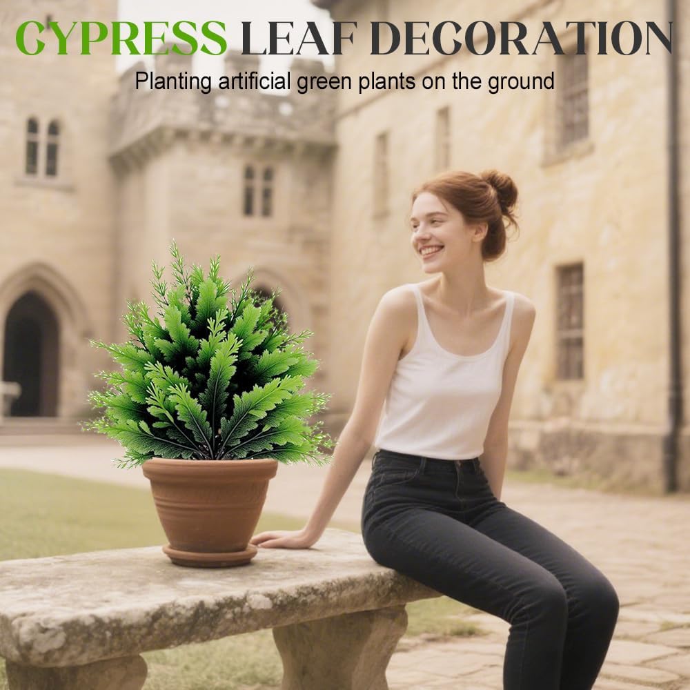UV Resistant Artificial Cedar Topiary Ball Tree 1 PCS