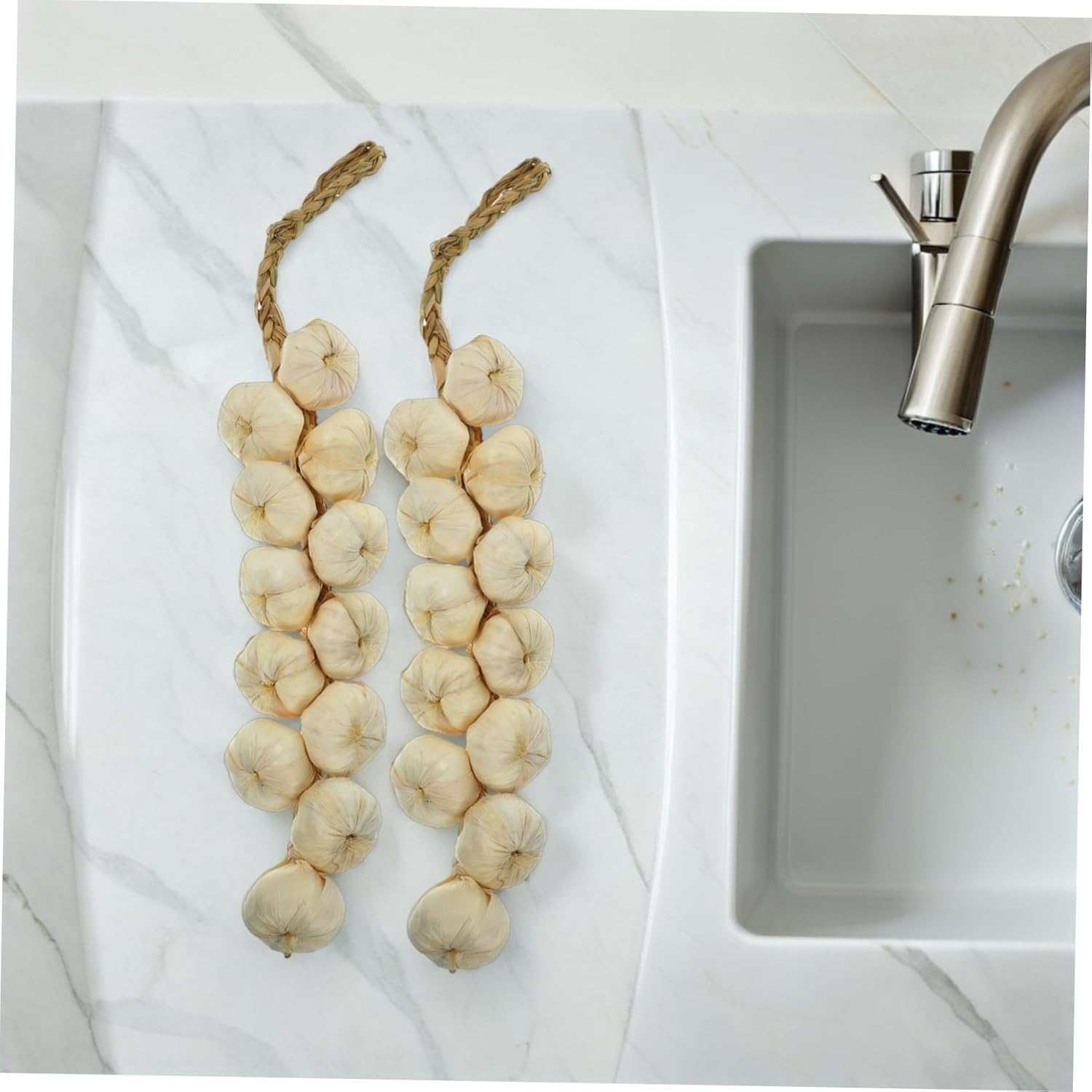 Alipis 2pcs Artificial Garlic Rope Decor