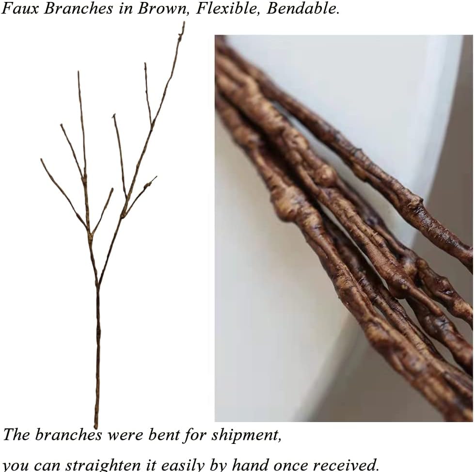 5PCS Artificial Curly Willow Branches for Decor