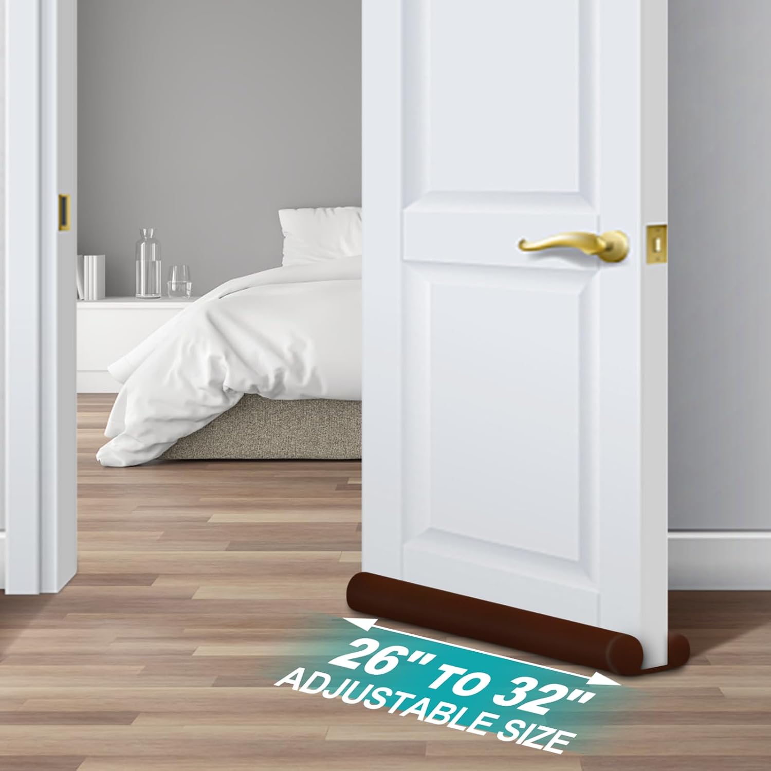 MAXTID 32 Inch Door Draft Stopper Brown