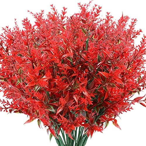 KLEMOO 8 Bundles Artificial Lavender Flowers