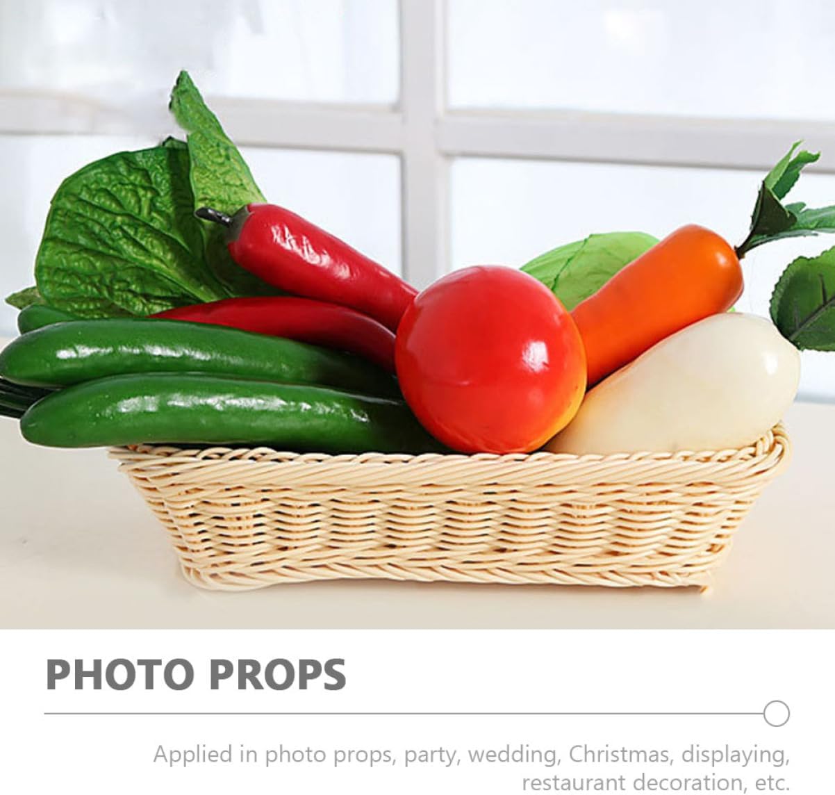 Magiclulu 5pcs Artificial Cucumber Display Props