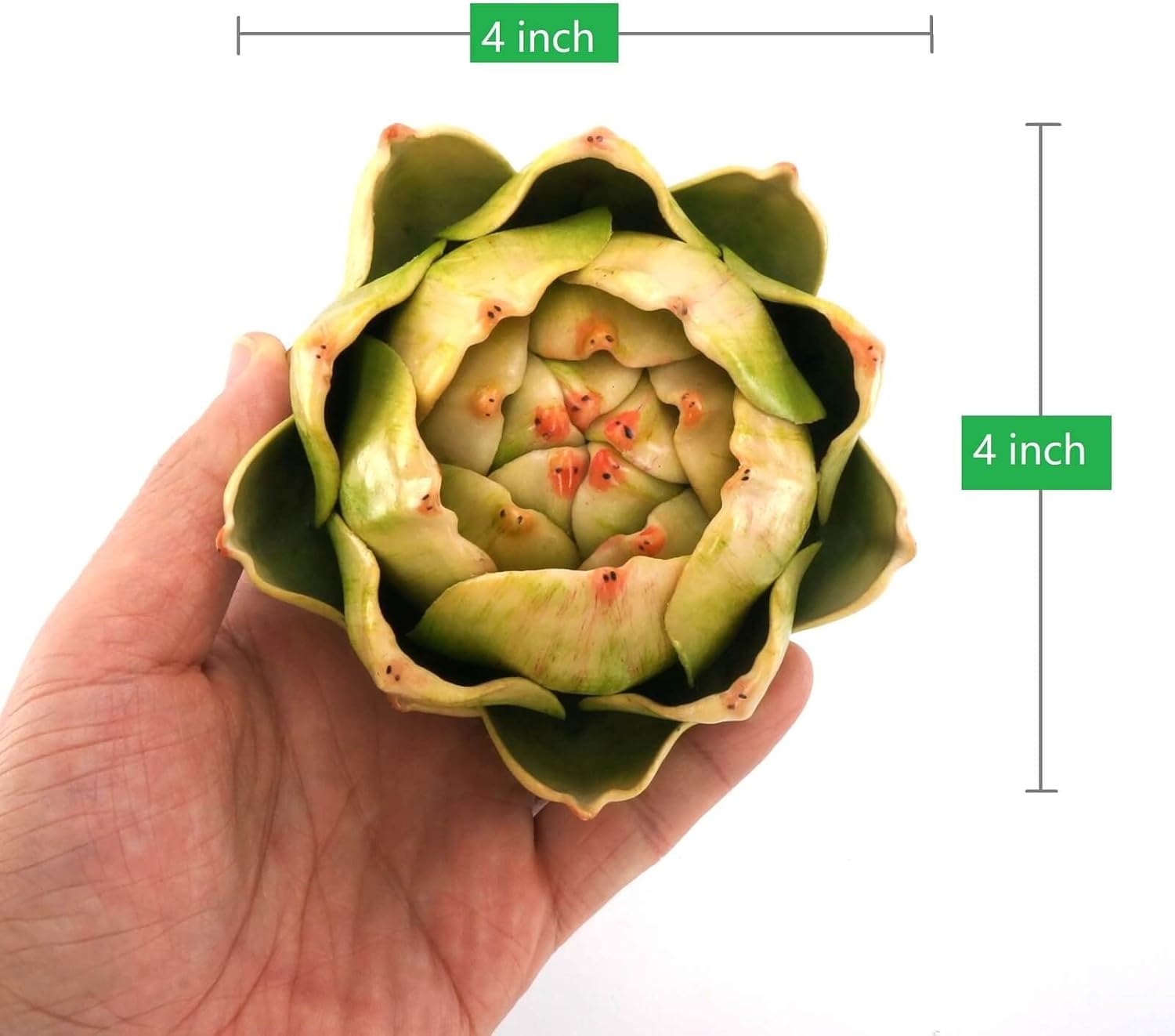 Large Green Artificial Artichokes for Decorations