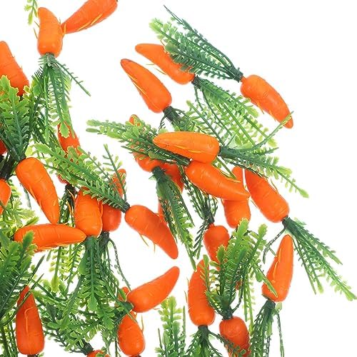 180pcs Realistic Fake Carrots for Party Decorations