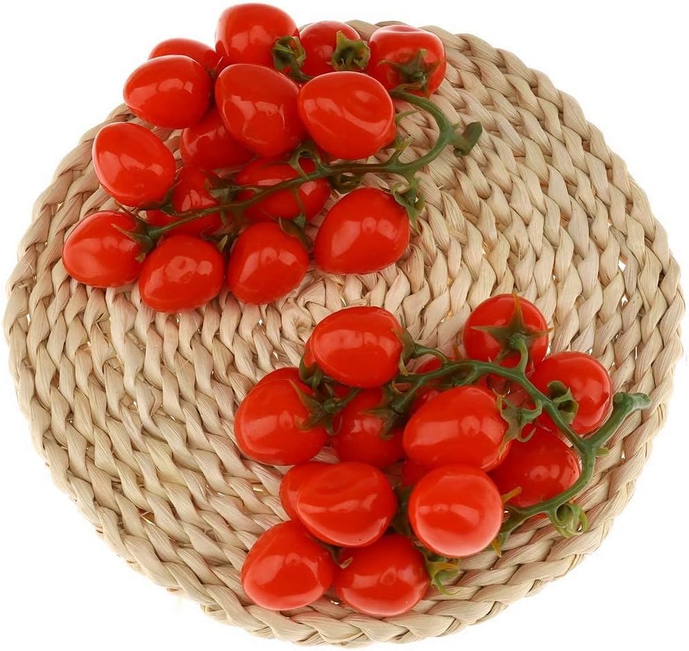 Gresorth Artificial Red Cherry Tomatoes 2 Pack