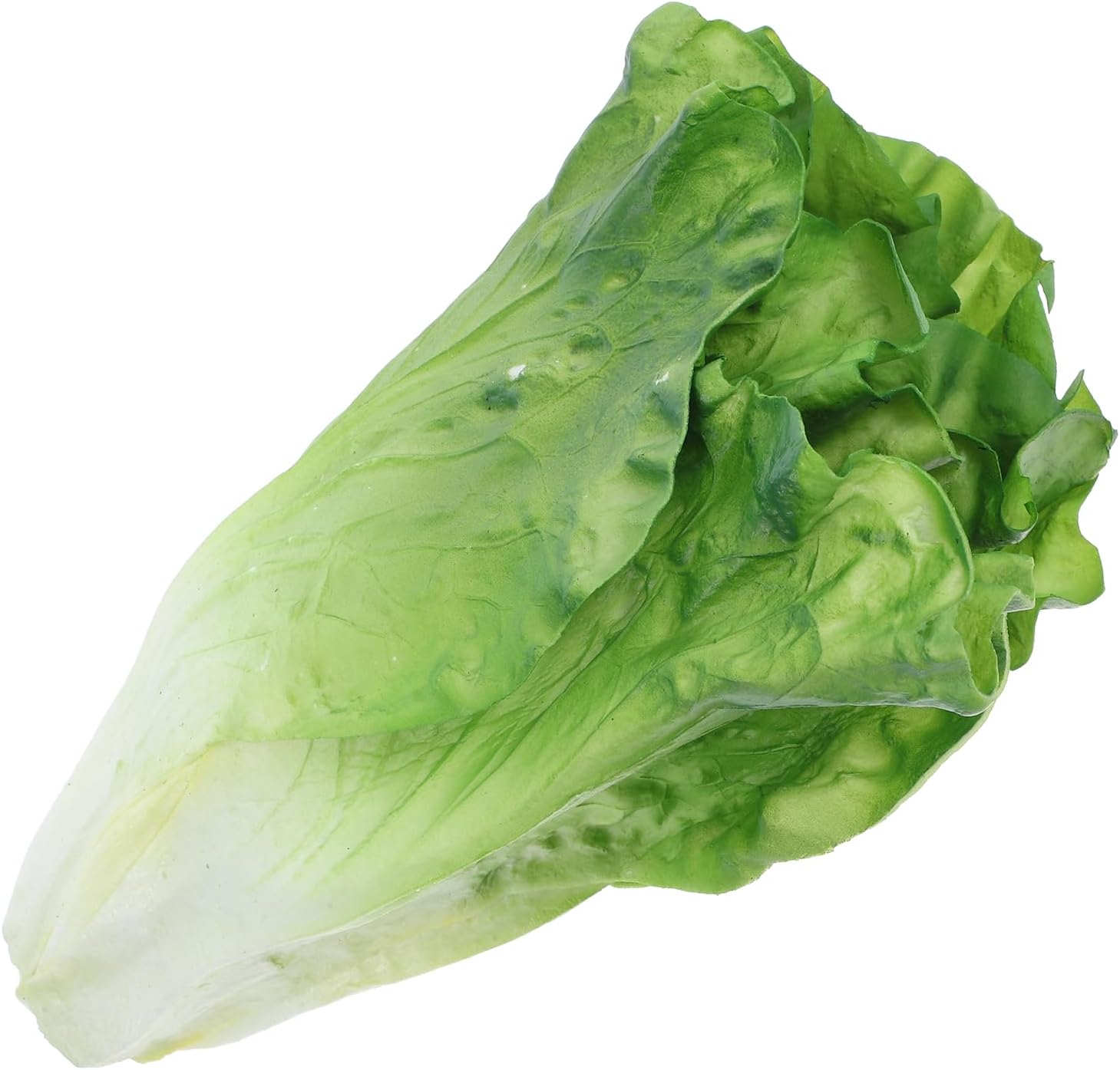 LOGOFUN 2Pcs Fake Lettuce Leaves Artificial Vegetables Photo Prop Decor