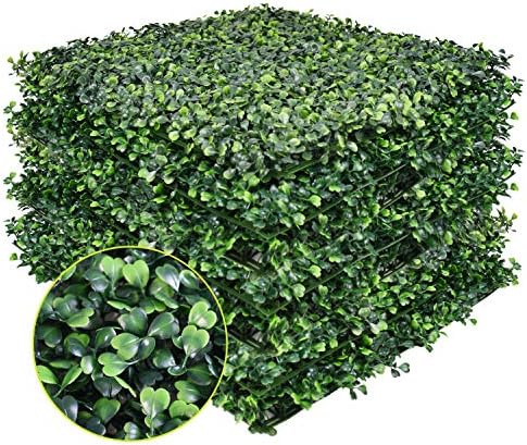 Panda House Boxwood Hedge 24 Pcs Artificial Topiary Set