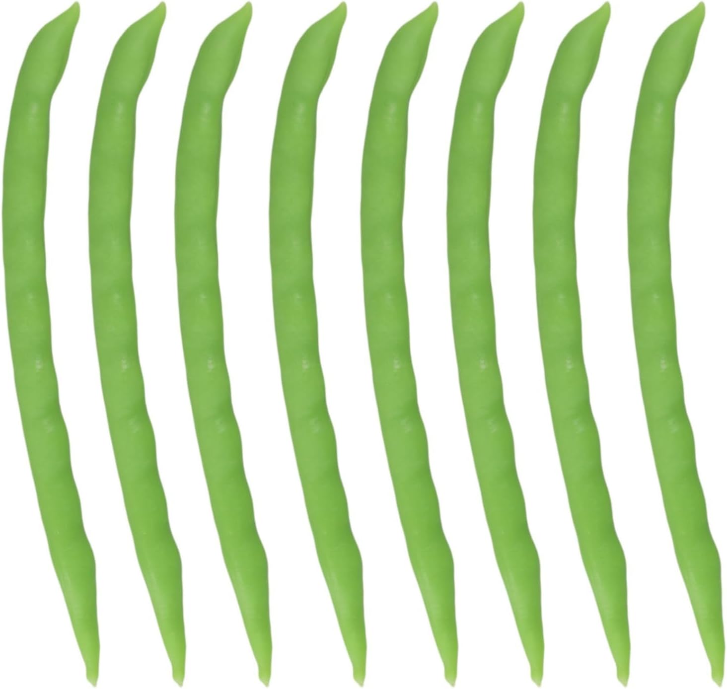 Lifelike Green Beans Artificial Decor 8 Pieces