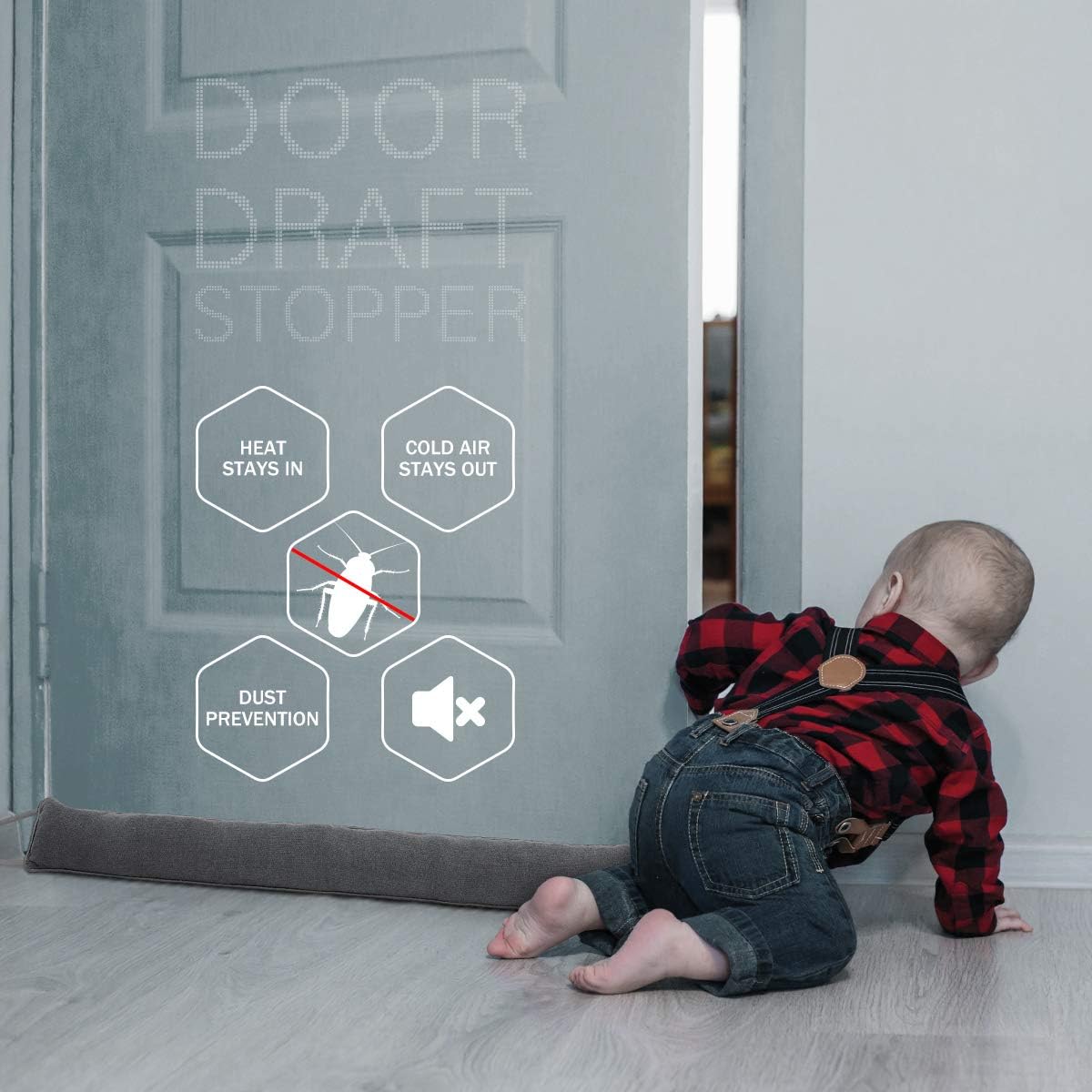 Tuffen Door Draft Stopper 37 Inch Weighted
