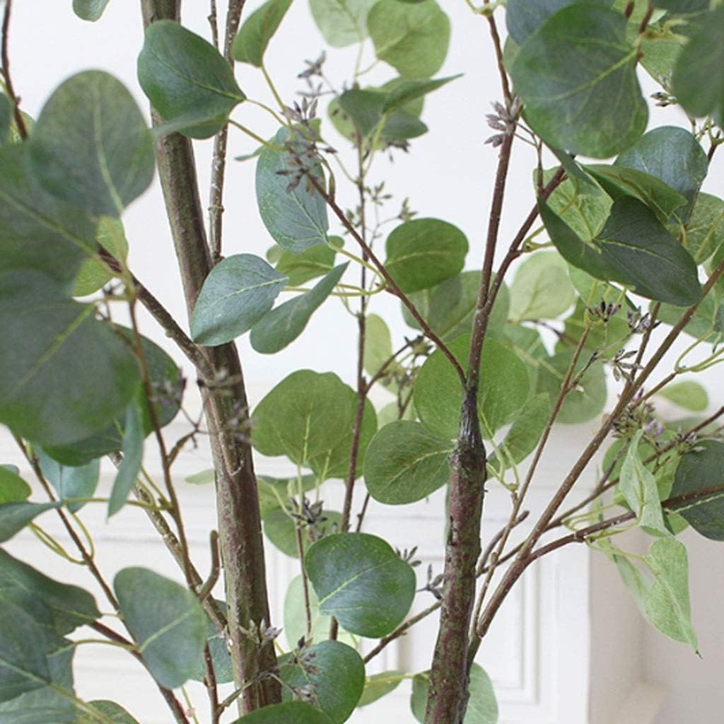 Eucalyptus Artificial Tree 90cm Plastic Pot Indoor Outdoor