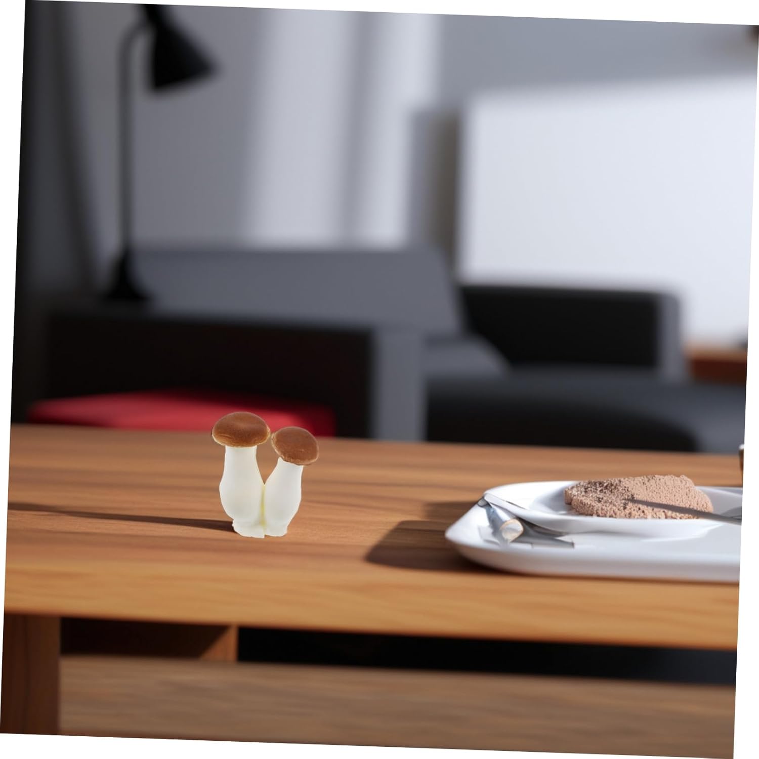 Realistic Fake Mushroom Model for Kitchen Decor
