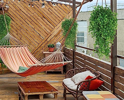 4pcs Artificial Hanging Plants 33-in Faux Ivy Vine Greenery